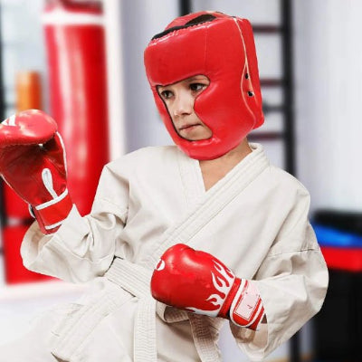 Casque boxe protection combat fitness sport salle forme