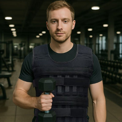 Gilet lesté sport salle dehors fitness domicile maison