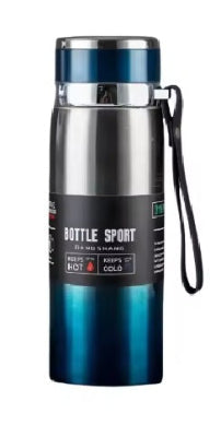 gourde isotherme thermo durable bleu fitness salle sport