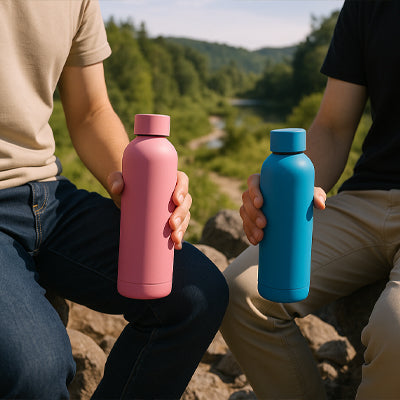 gourde isotherme deux couleurs modele thermo pro fitness