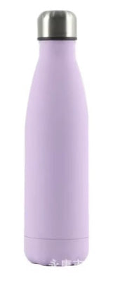 gourde isotherme thermo inox violet couvercle en alu