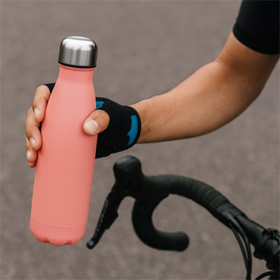 gourde isotherme thermo inox rose grise fitness vélo
