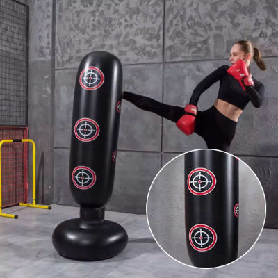 sac de frappe fitness gonflable remise boxe gant