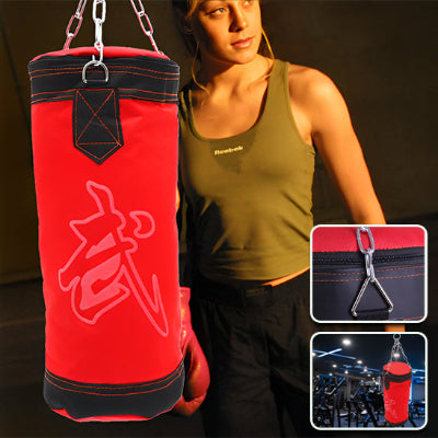 sac de frappe ultra résistant rouge fitness boxe