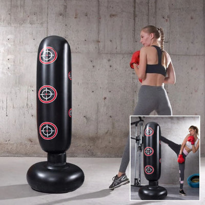 sac de frappe gonflable domicile sport fitness boxe