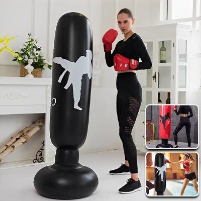 sac de frappe gonflable pro fitness boxe domicile